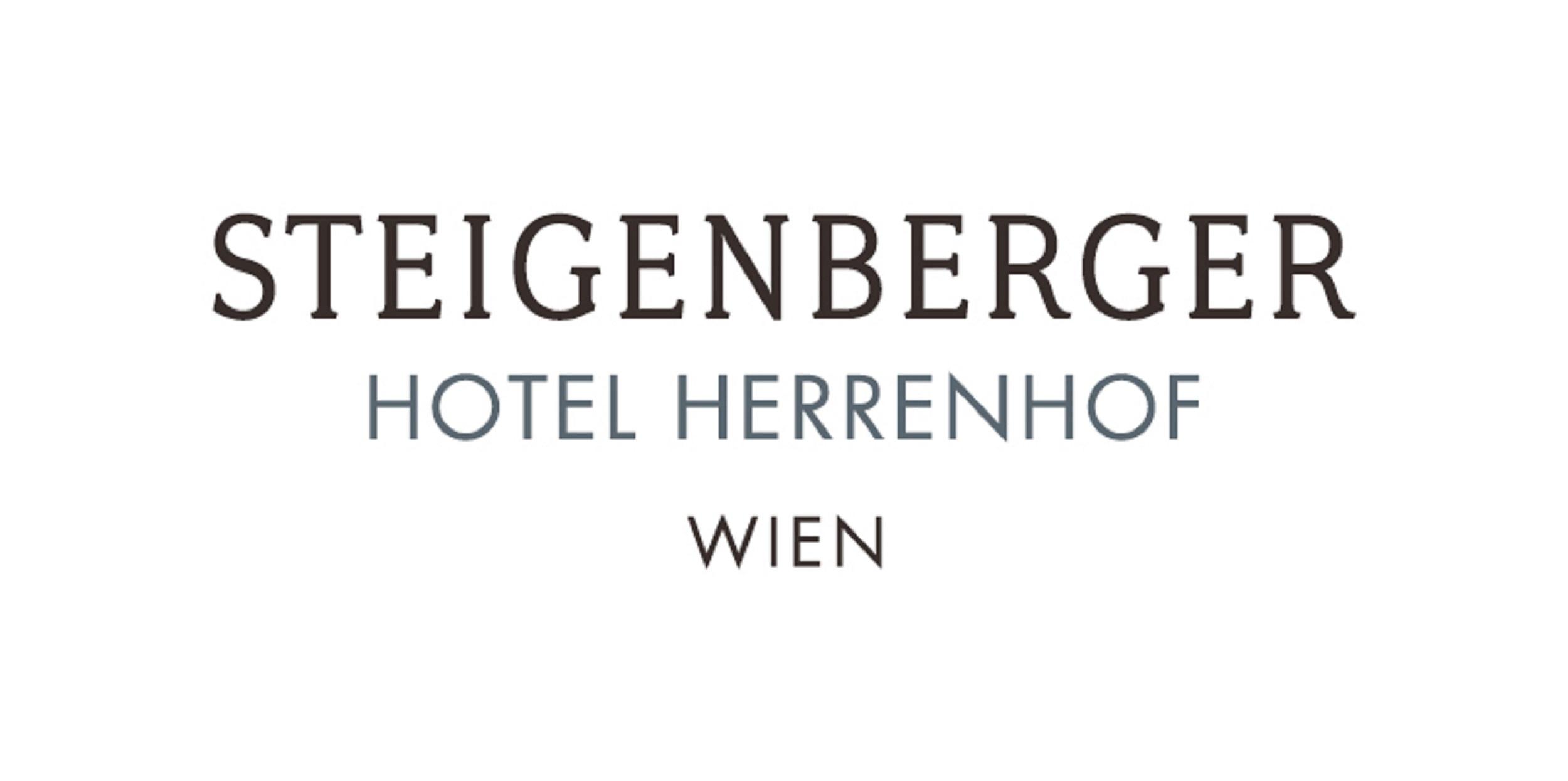 Steigenberger Hotel Herrenhof Відень Екстер'єр фото The image shows the logo of the Steigenberger Hotel Herrenhof located in Vienna (Wien). The design features the name "Steigenberger" prominently at the top, followed by "Hotel Herrenhof" beneath it, and "Wien" at the bottom, indicating the city where